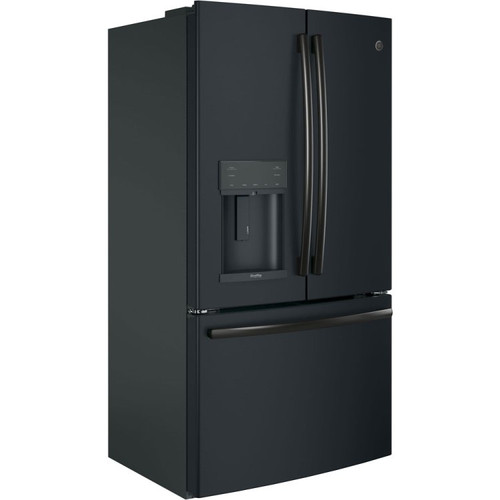 GE Profile Refrigerator Counter Depth French Door ADA 22.1 Cu Ft in Black Slate