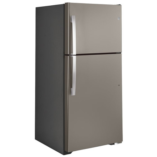 GE Refrigerator Top Freezer Garage Ready 19.2 Cu Ft in Slate