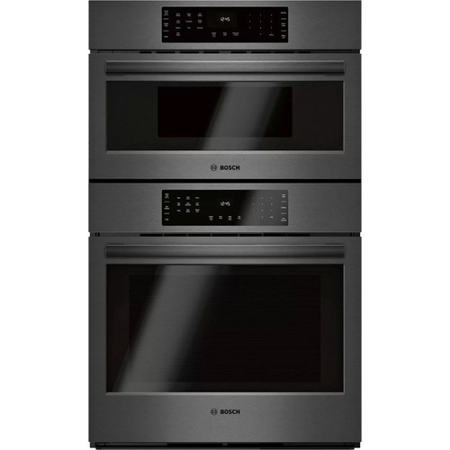 Bosch 800 Series 30" Black Stainless Steel Speed Combination Oven