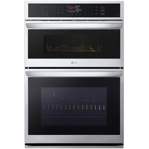 LG 6.4 Cu. Ft. PrintProof Stainless Steel Smart Combination Wall Oven