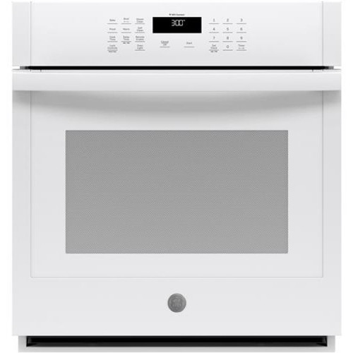 GE 27" White Built-In Single Wall Oven