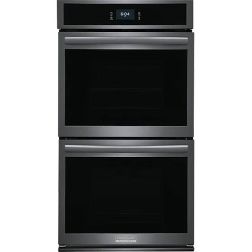 Frigidaire Gallery 27" Smudge-Proof Black Stainless Steel Double Electric Wall Oven With Total Convection