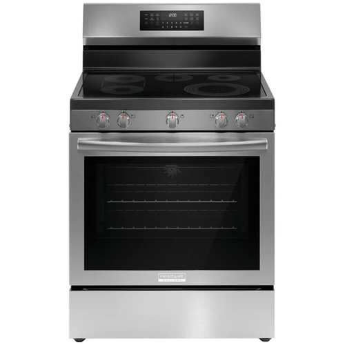 Frigidaire Gallery 30 In. Electric Range with Total Convection in Smudge-Proof Stainless Steel - GCRE3060BF