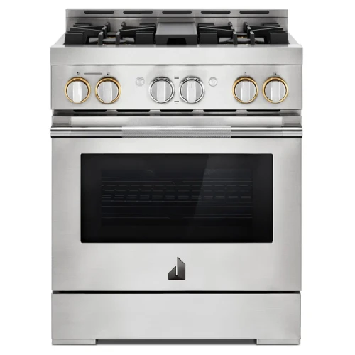 JennAir RISE 30 In. Stainless Steel Gas Professional-Style Range - JGRP430HL
