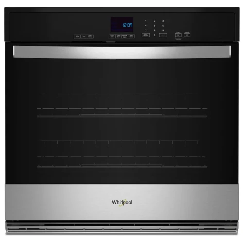 Whirlpool ADA 30-Inch Single Self-Cleaning Wall Oven in Stainless Steel - WOES3030LS