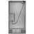 Cafe Refrigerator 4 Door French Door Counter Depth Smart 22.3 Cu Ft in Matte White
