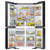 Samsung 4-Door Refrigerator Bespoke 23 Cu. Ft. in Fingerprint Resistant Stainless Steel