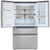 LG Refrigerator 4 Door French Door Smart WiFi InstaView 30 Cu Ft in PrintProof Stainless Steel