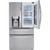 LG Refrigerator 4 Door French Door Smart WiFi InstaView 30 Cu Ft in PrintProof Stainless Steel