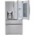 LG Refrigerator 4 Door French Door Smart WiFi InstaView 30 Cu Ft in PrintProof Stainless Steel