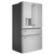 Cafe Refrigerator 4 Door French Door Counter Depth Smart 22.3 Cu Ft in Stainless Steel