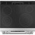 Cafe ADA 30 In. Stainless Steel With Brushed Stainless Smart Front-Control Radiant And Convection Double-Oven Slide-In Electric Range - CES750P2MS1