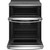 GE Profile ADA 30 In. Smart Fingerprint Resistant Stainless Steel Slide-In Double Oven Electric Range - PS960YPFS