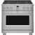 Cafe ADA 36 In. Stainless Steel Smart Commercial-Style Gas Range With 6 Burners - CGY366P2TS1