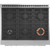 Cafe ADA 36 In. Stainless Steel Smart Commercial-Style Gas Range With 6 Burners - CGY366P2TS1