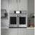 Cafe Professional Series 30" Smart Built-In French-Door Single Wall Oven