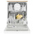 Whirlpool 24" White Heavy-Duty Portable Dishwasher With 1-Hour Wash Cycle
