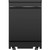 GE 24" Black Portable Dishwasher With Sanitize Cycle