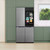 Samsung 29 Cu. Ft. Bespoke 4-Door Flex Refrigerator with AI Family Hub+ and AI Vision Inside 36-Inch Wide in Fingerprint Resistant Stainless Steel