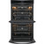 Frigidaire Gallery 30" Smudge-Proof Black Stainless Steel Double Electric Wall Oven With Total Convection
