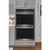 Frigidaire Gallery 30" Smudge-Proof Black Stainless Steel Double Electric Wall Oven With Total Convection