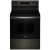 Whirlpool Electric Range with Steam Clean 30 In. in Black Stainless Steel - WFES3330RV