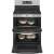 GE Profile 30-Inch Gas Double Oven Convection Range With No Preheat Air Fry Fingerprint Resistant Stainless Steel - PGB965YPFS