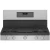 GE Profile 30-Inch Gas Double Oven Convection Range With No Preheat Air Fry Fingerprint Resistant Stainless Steel - PGB965YPFS