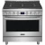 Frigidaire Professional ADA 36 In. Smudge-Proof Stainless Steel Front Control Freestanding Gas Range - PCFG3670AF