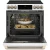 Cafe 30" Matte White Smart, Front-Control, Radiant & Convection Slide-In Electric Range - CES700P4MW2