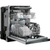 Frigidaire Gallery 24-Inch Built-In Dishwasher With CleanBoost in Smudge-Proof Stainless Steel - GDSP4715AF