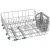 Bosch 300 Series 24-Inch Recessed Handle Dishwasher in Stainless Steel - SHE53C85N