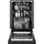 GE Profile ADA Compliant 18" Black Top Control Dishwasher With Sanitize Cycle - PDT145SGLBB