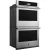 JennAir RISE Double Wall Oven With MultiMode 30-Inch Wide in Stainless Steel - JOEDC530RL