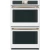 Cafe Professional Series Double Wall Oven With Convection 30-Inch in Matte White With Brushed Bronze - CTD90DP4ZW2