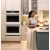 Cafe Professional Series Double Wall Oven With Convection 30-Inch in Matte White With Brushed Bronze - CTD90DP4ZW2