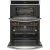 Frigidaire Gallery Wall Oven and Microwave Combination with Stone-Baked Pizza 30-Inch Wide in Smudge-Proof Stainless Steel - GCWM3070AF