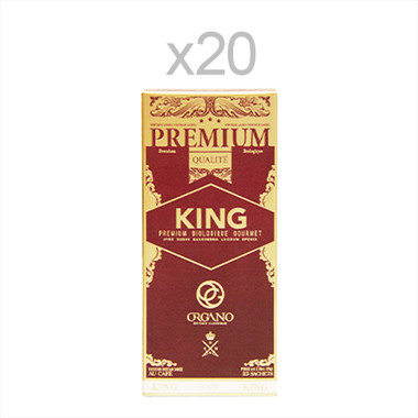 Organo Premium Organic Gourmet King of Coffee Case(Pack of 20 boxes)