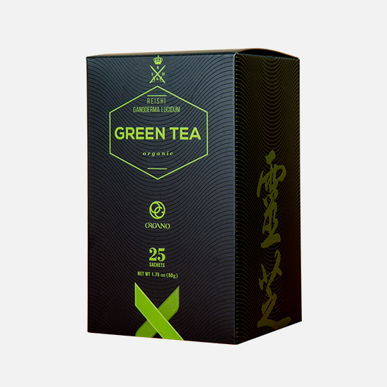 Organo Green Tea product box