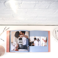 Shop 10 x 10 inch hardcover photo books filled with images from your pregnancy journey