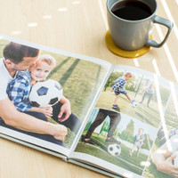 Hardcover family keepsake for Father's Day