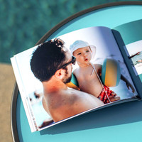 Relive your summer moments with a softcover photo book that blends elegant design with a light, breezy feel — perfect for casual keepsakes