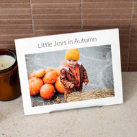 Customizable layouts and cover designs make this softcover book a unique reflection of your autumn memories