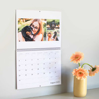 A sleek 12-month calendar with high-quality printing and easy customization