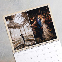 From golden foliage vows to cozy reception moments, a custom fall wedding calendar is the perfect keepsake gift for couples to treasure daily
