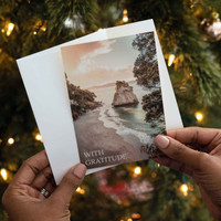 Make your holiday greetings memorable with personalized flat cards that capture the magic of the season