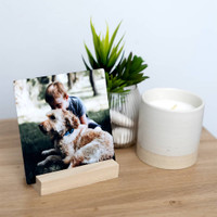 Meet the modern, minimalistic approach to photo display with Metal Desk Prints in 4 x 4 and 5 x 5 inch sizes
