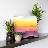 Brighten up your walls with gallery-wrapped canvas wall decor in a variety of sizes