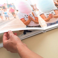 Layflat photo book made with ultra-thick pages and crisp printing
