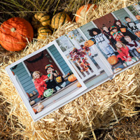 Celebrate the magic of October nights with a beautifully bound photo book filled with your favorite Halloween adventures